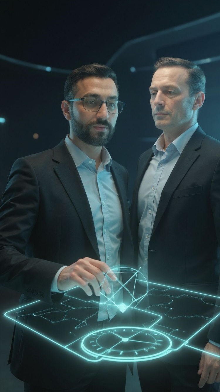Team of ARRAS Tech engineers reviewing a technical architecture